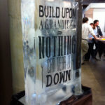 Build Upon a Grand Idea ice sculpture Build Upon a Grand Idea ice sculpture